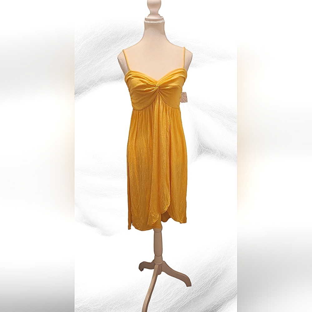 NWT MOVEMENT BY FREE PEOPLE YELLOW SUNDRESS 💛 XL